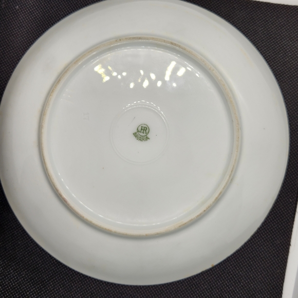 Vintage Hand Painted HR Bavaria Plate 6.5" - Picture 4 of 5